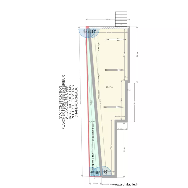 SVK TERRASSE. Plan de SVK TERRASSE. Plan de
