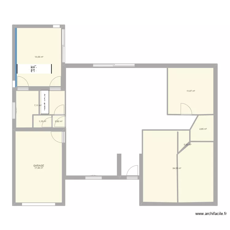 maison teyran lion avec agrandissement5. Plan de 