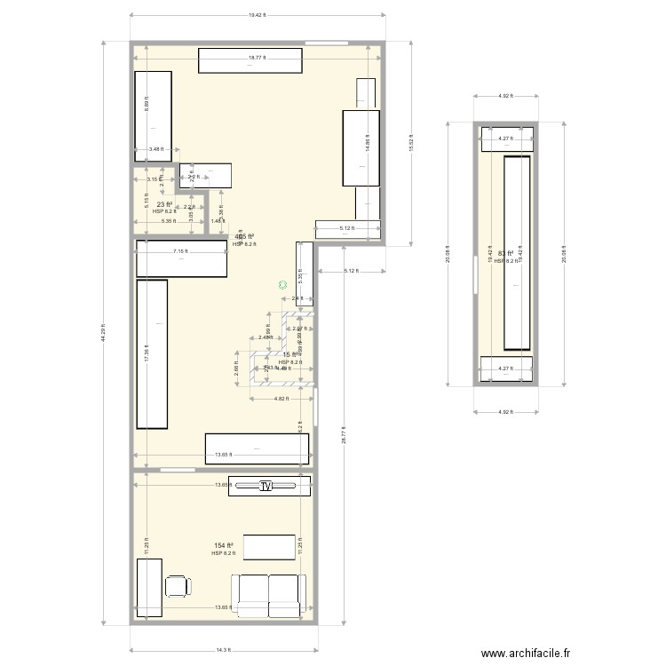 Office Basement2. Plan de 0 pièce et 0 m2