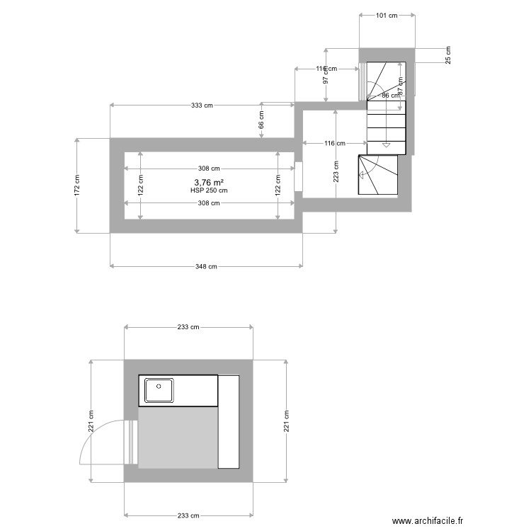 Cave Bensaid. Plan de 0 pièce et 0 m2