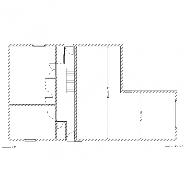 rdc nouveau. Plan de 0 pièce et 0 m2