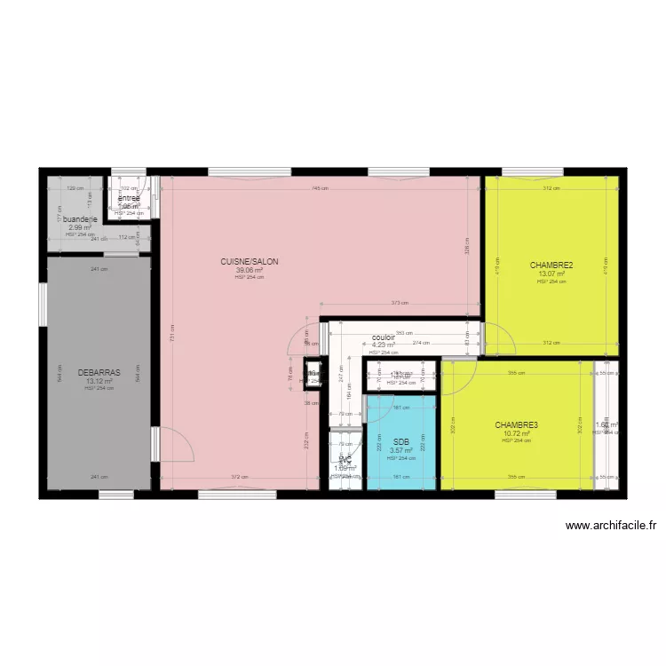 COMTE APRES POUR CUISINE. Plan de 