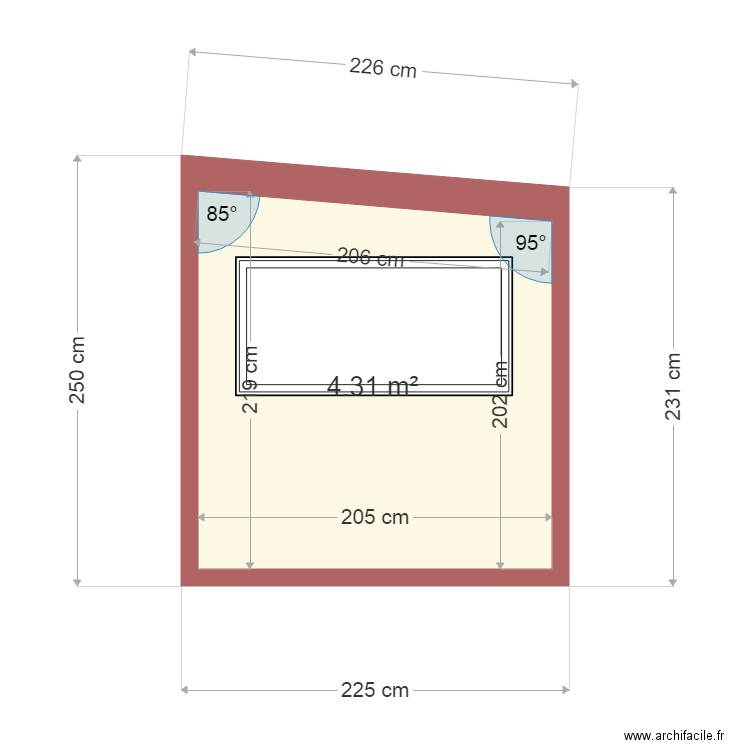 FACE B. Plan de 0 pièce et 0 m2