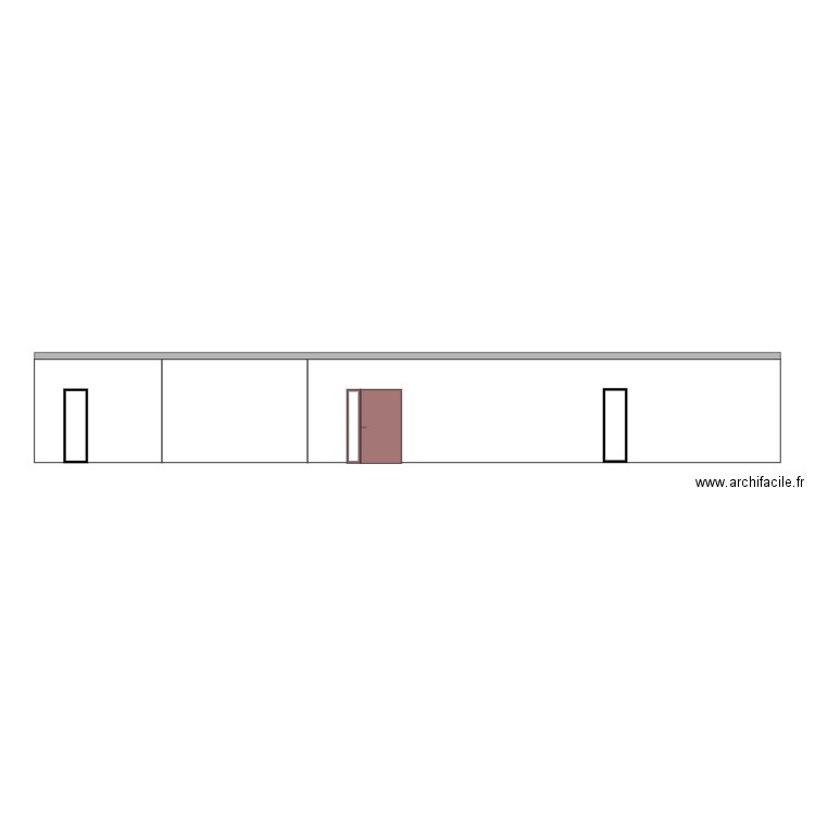 facade Nord . Plan de 0 pièce et 0 m2