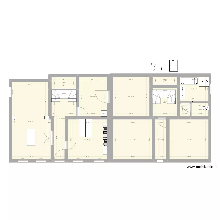 18 av St Julien. Plan de 18 av St Julien. Plan de