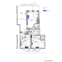 St MARTIN  Plan chauffage et sanitaire niveau 1