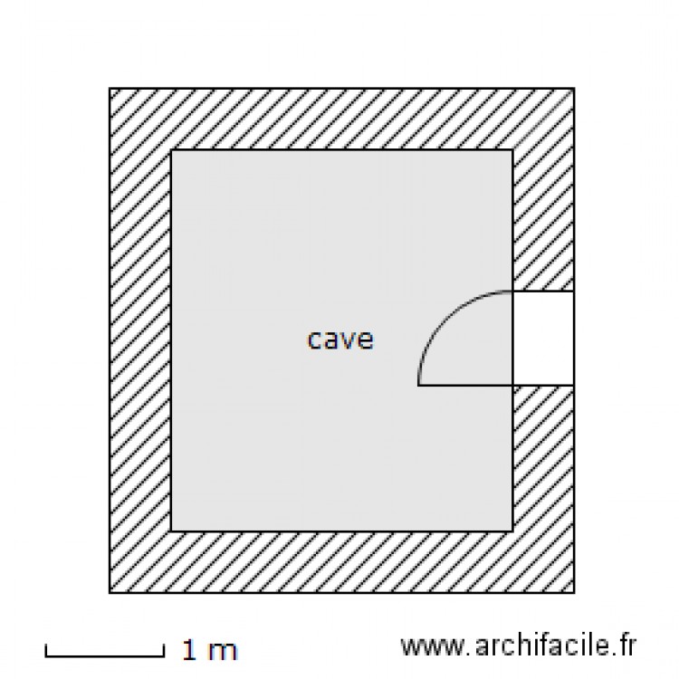 cave actuelle. Plan de 0 pièce et 0 m2