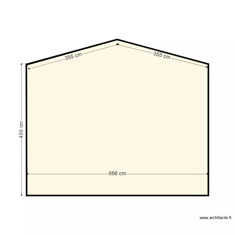 cot&eacute; facade baboo. Plan de 
