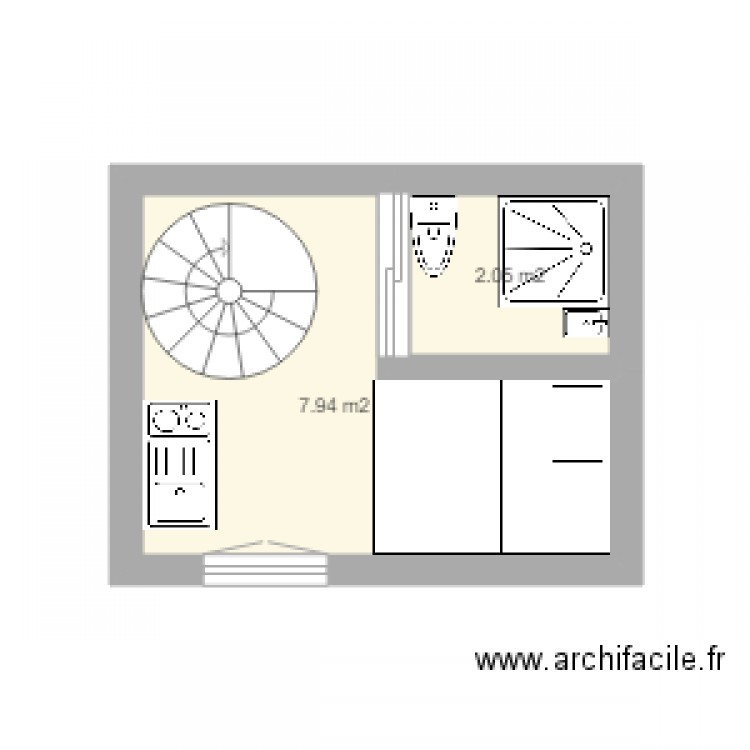 orange. Plan de 0 pièce et 0 m2