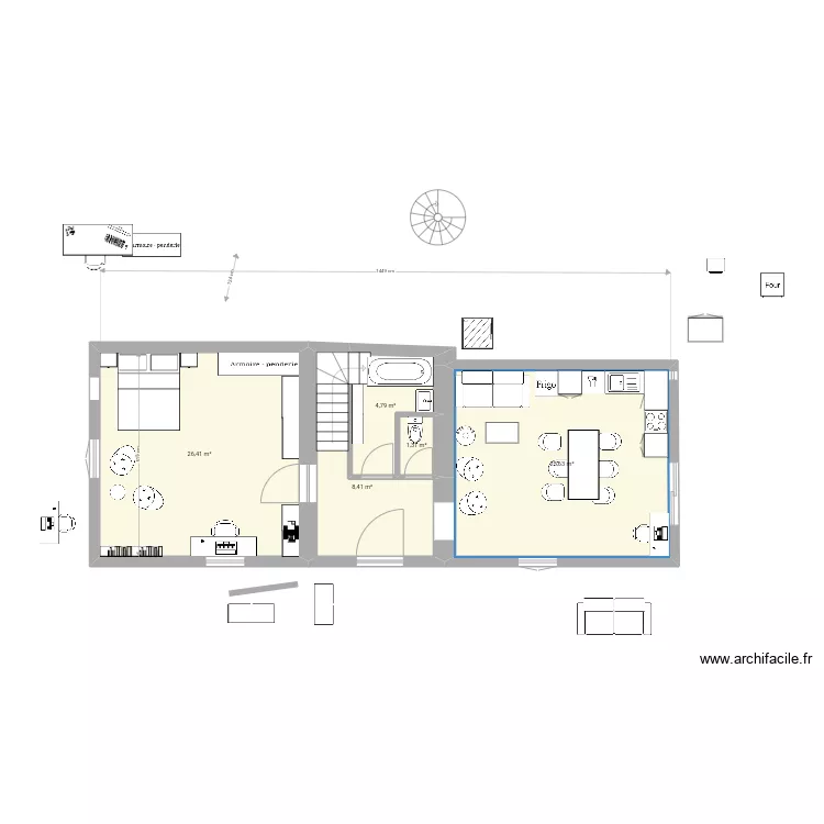 MAISON ENTREMONT. Plan de 