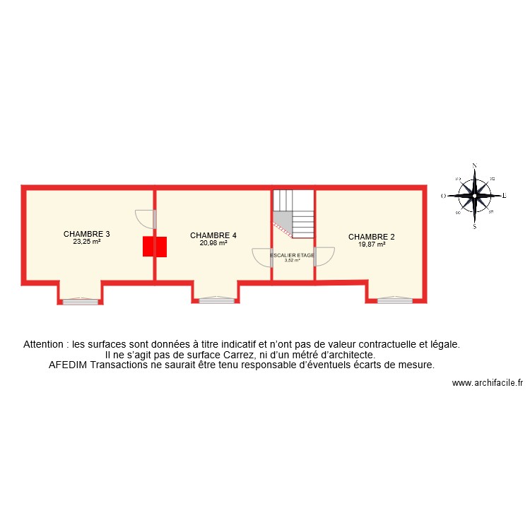 BI 7161 ETAGE. Plan de 0 pièce et 0 m2