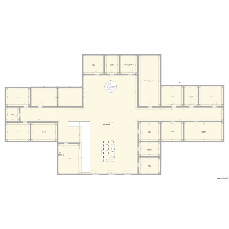 CNSS Lokossa RDC. Plan de 0 pièce et 0 m2