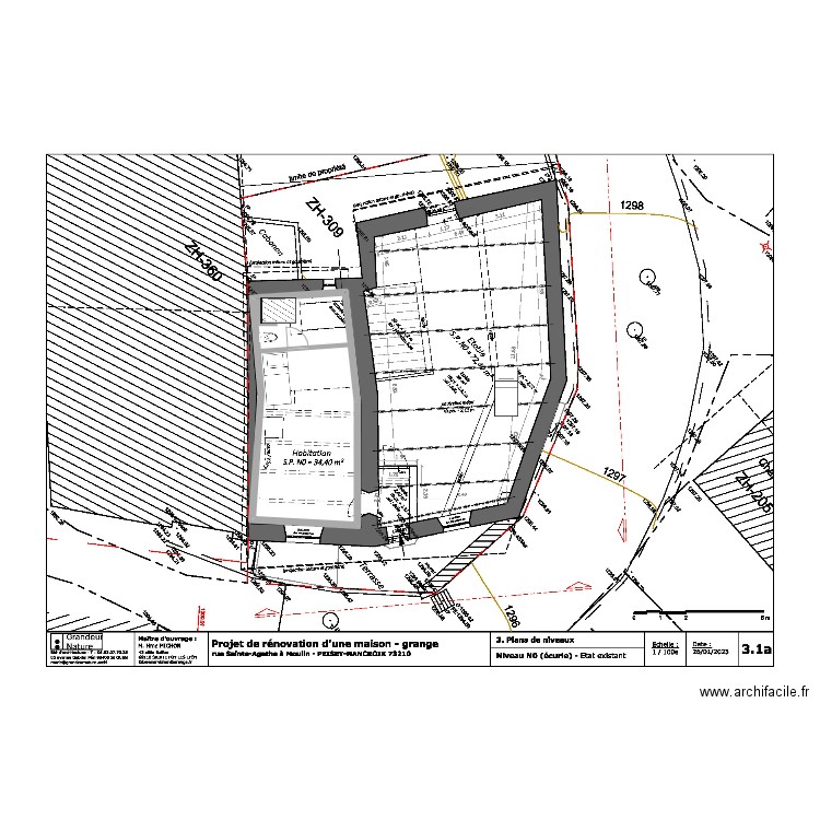 fond plan studio marie. Plan de 0 pièce et 0 m2