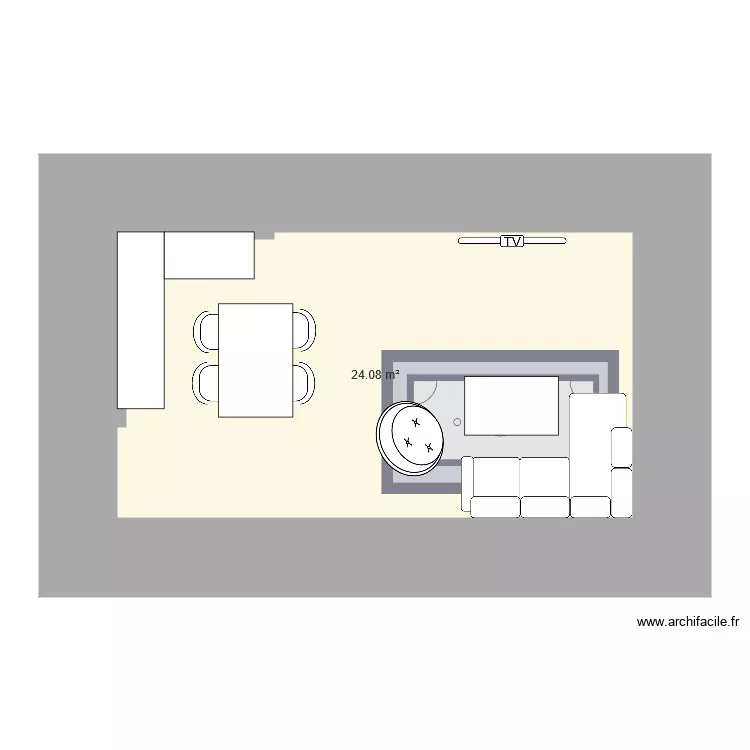 Projet appart. Plan de 