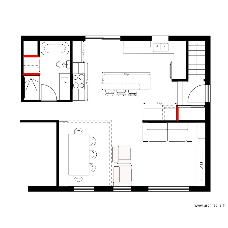 grenier1. Plan de 0 pièce et 0 m2