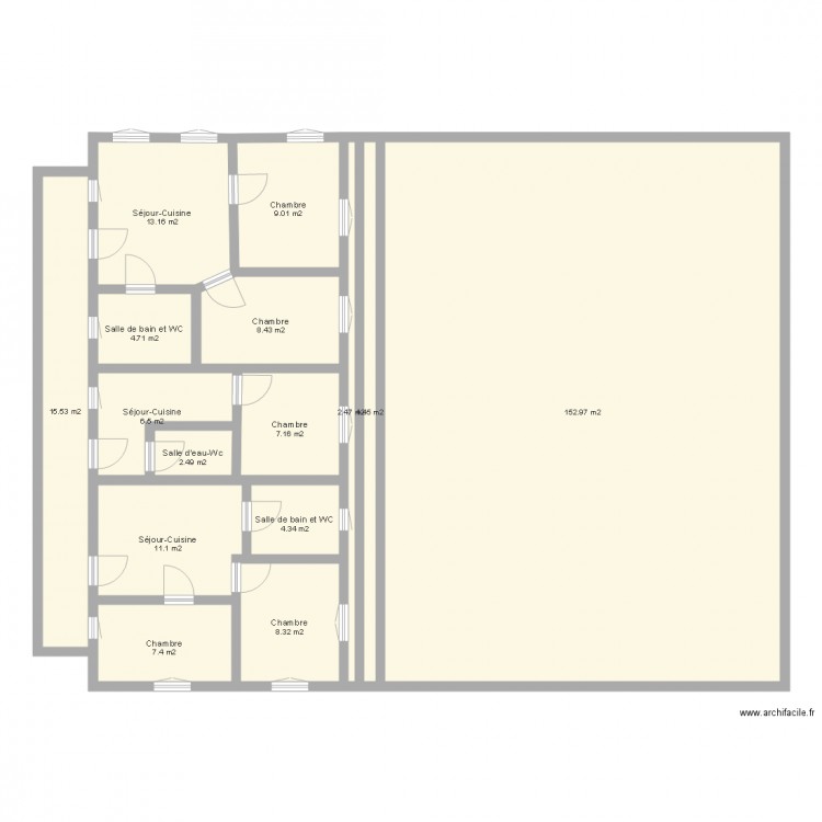 Mams 2e Terrain Plan 300m2. Plan de 0 pièce et 0 m2