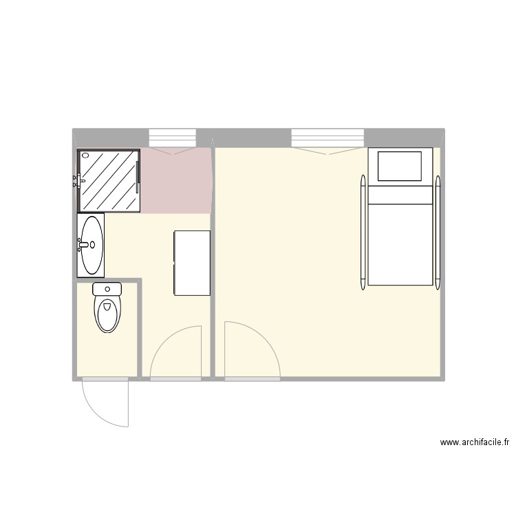 MACLOUD. Plan de 4 pièces et 14 m2