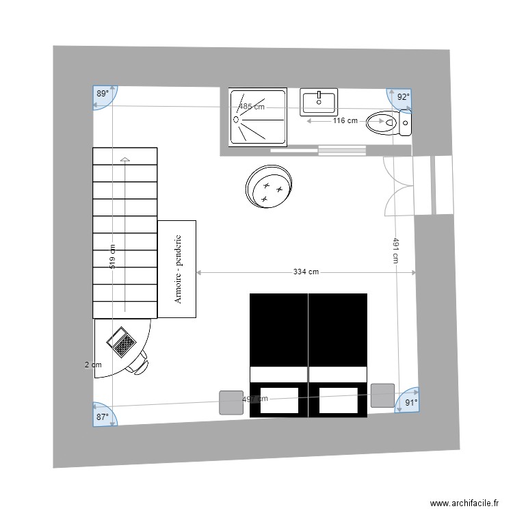 Bergerie ET1 fini. Plan de 0 pièce et 0 m2