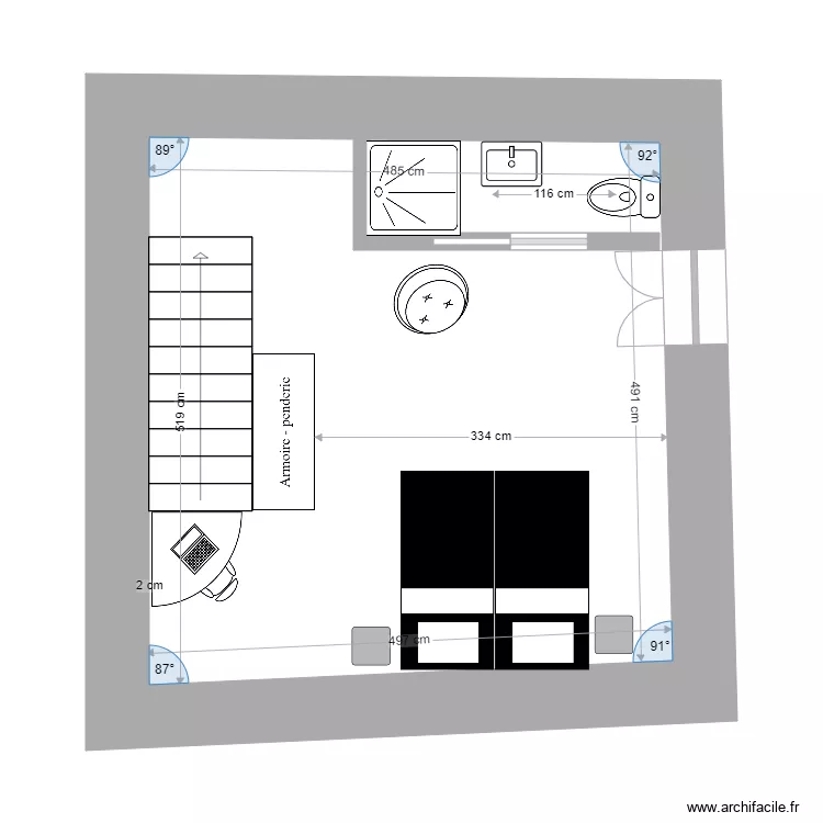 Bergerie ET1 fini. Plan de 