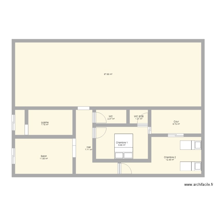 Maison nsib. Plan de 0 pièce et 0 m2