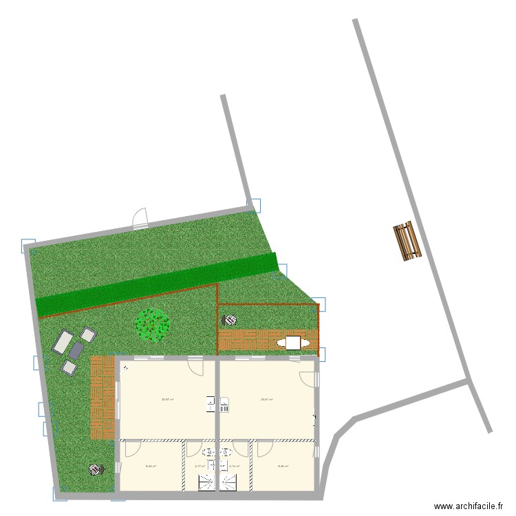 Chant des fleurs v3 exterieur. Plan de 0 pièce et 0 m2