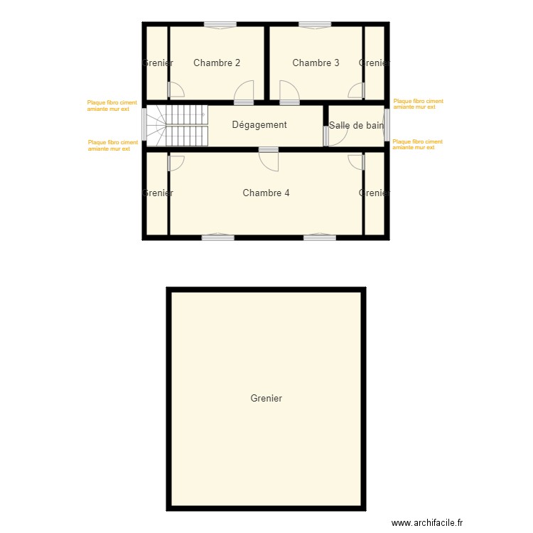 Croquis étage KERN. Plan de 0 pièce et 0 m2