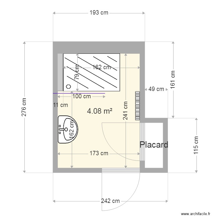 MICHAELIAN sdb projet. Plan de 0 pièce et 0 m2