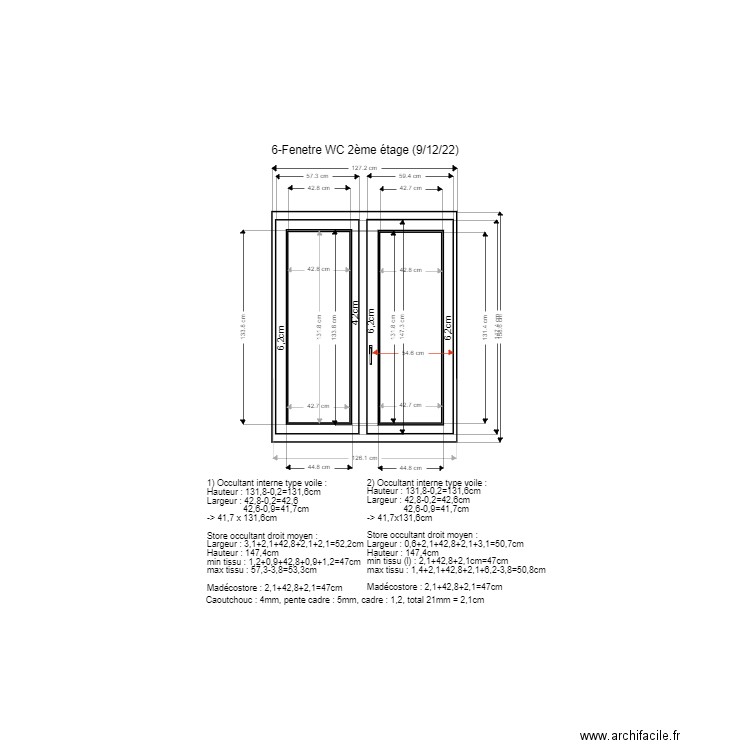 6-Fenetre WC 2ème étage. Plan de 0 pièce et 0 m2