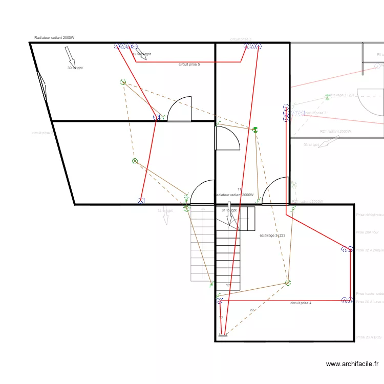 micro crèche. Plan de micro crèche. Plan de