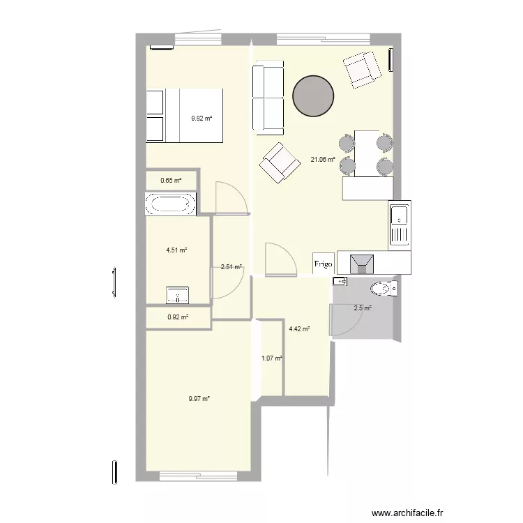 Appart. Plan de Appart. Plan de