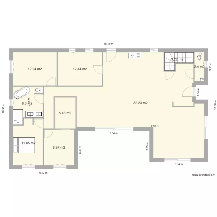 mourier &eacute;tage. Plan de 