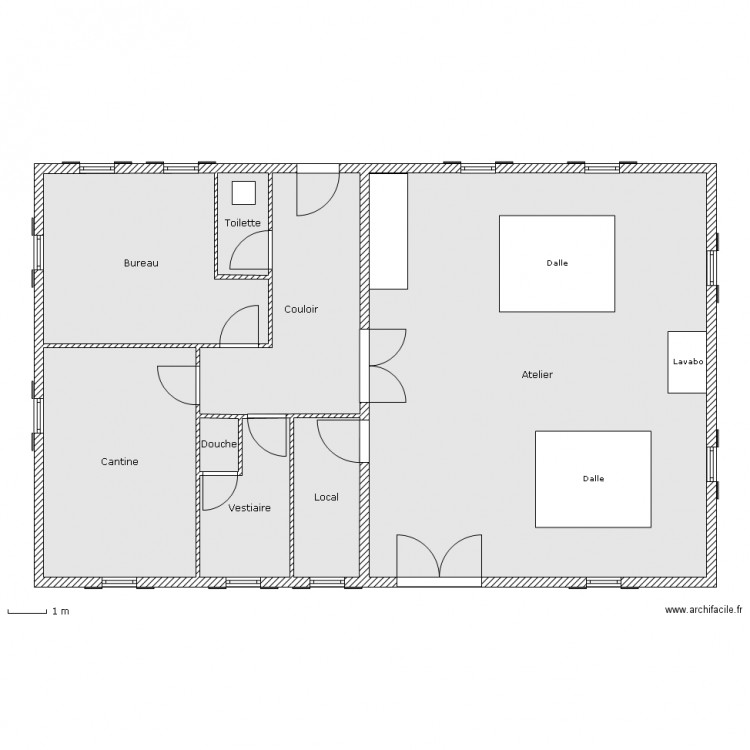 plan d'entreprise. Plan de 0 pièce et 0 m2