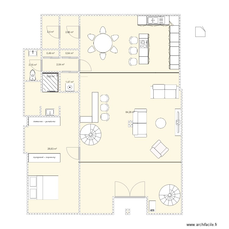 RDC V1 10. Plan de 0 pièce et 0 m2