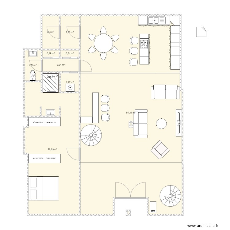 RDC V1 10. Plan de 0 pièce et 0 m2