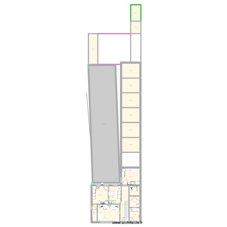 saint ust. Plan de 18 pièces et 311 m2