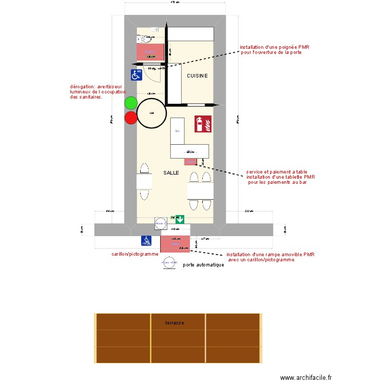 yum yum travaux V3. Plan de 0 pièce et 0 m2