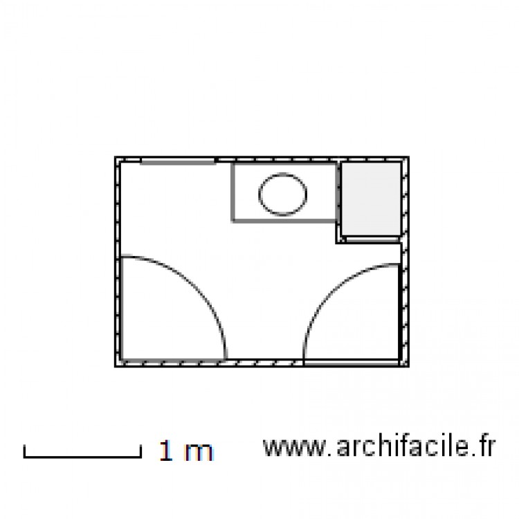 salle de bain Edwige. Plan de 0 pièce et 0 m2