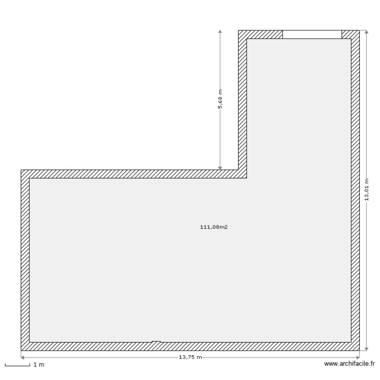 plan l. Plan de 0 pièce et 0 m2
