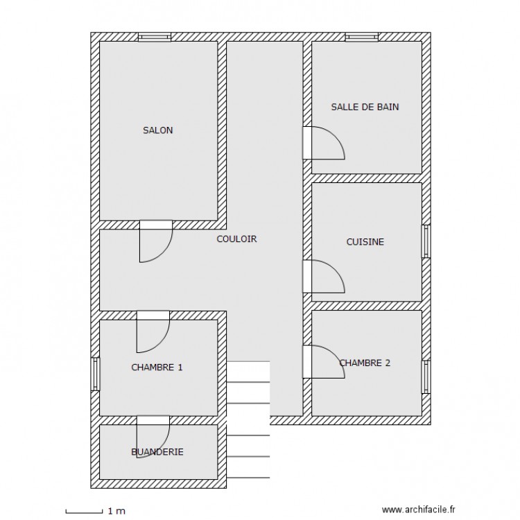 KLEIN. Plan de 0 pièce et 0 m2