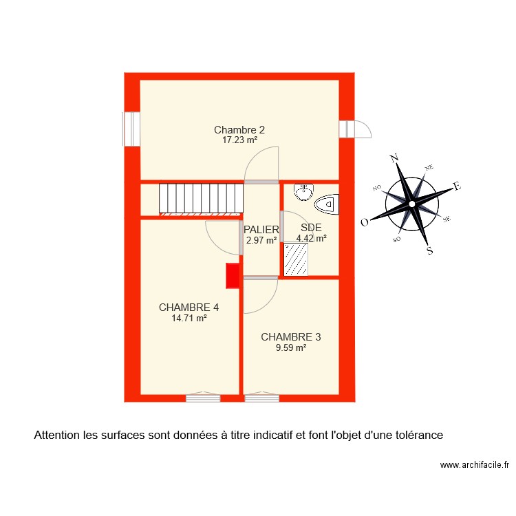 BI 6512 ETAGE rita. Plan de 0 pièce et 0 m2