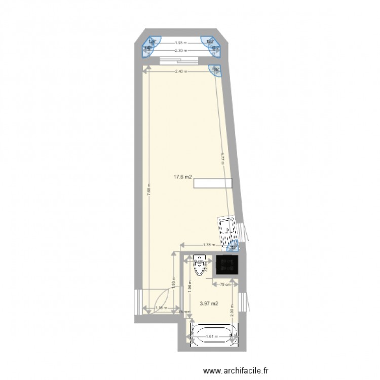 Plan. Plan de 0 pièce et 0 m2