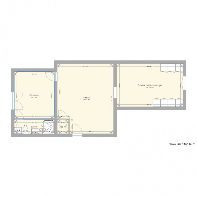 apt 2 Véronique. Plan de 0 pièce et 0 m2