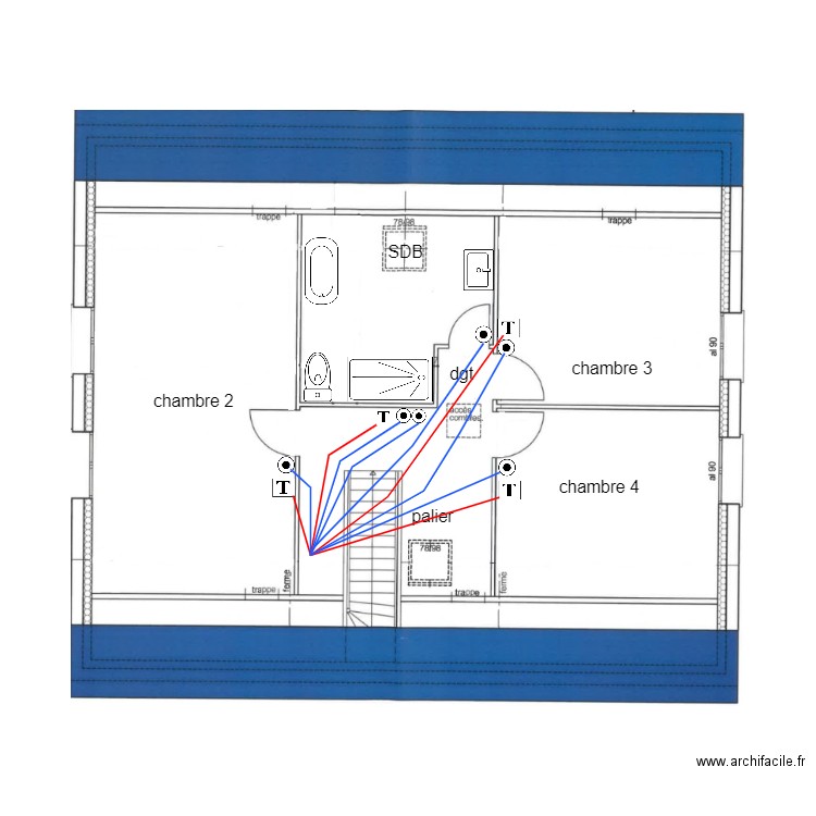 ardennes chauffage étage. Plan de 0 pièce et 0 m2