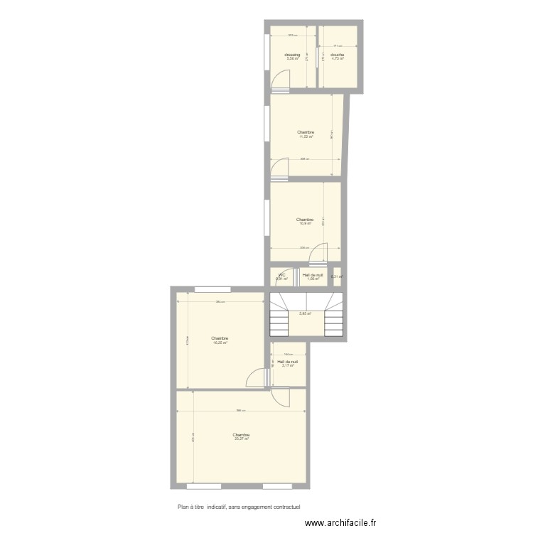 premier étage. Plan de 0 pièce et 0 m2