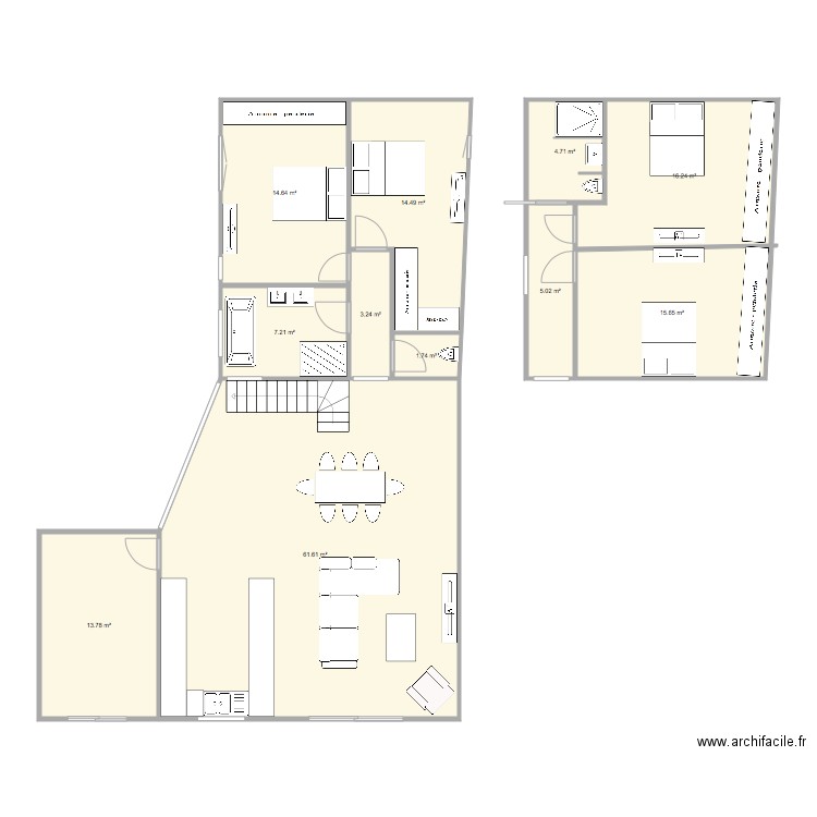 maison st jean. Plan de 0 pièce et 0 m2