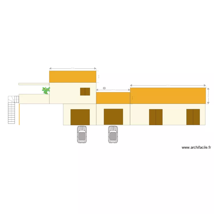 vue de face 2. Plan de 