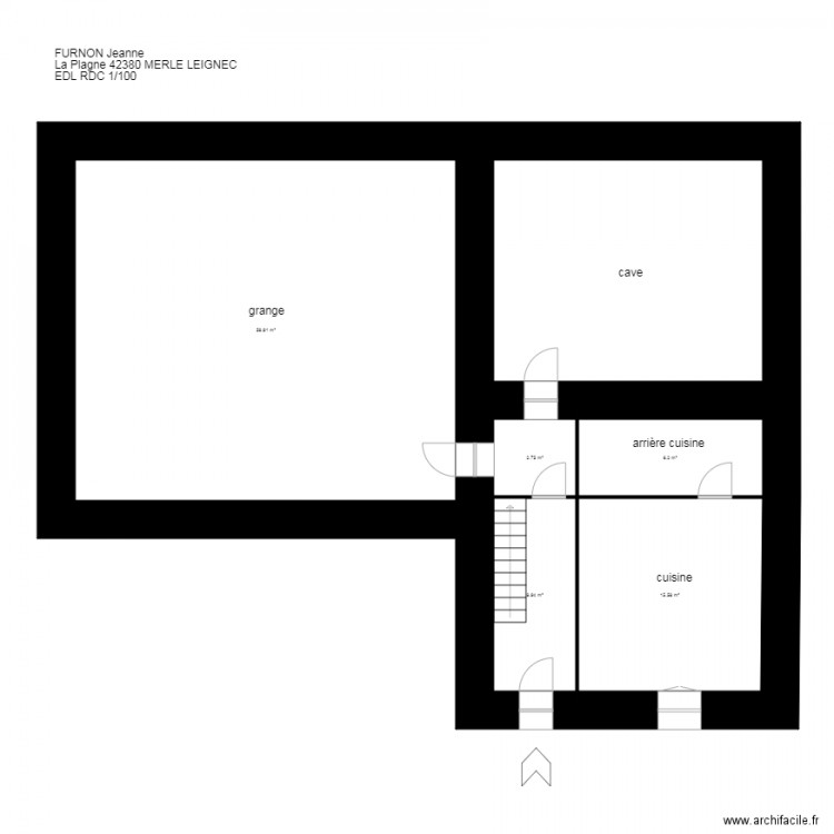 plan FURNON Merle. Plan de 0 pièce et 0 m2