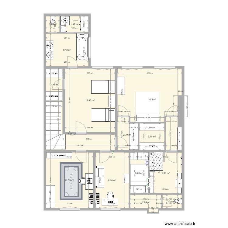 SP 2eme étage transfo mezza plan electrique. Plan de 0 pièce et 0 m2