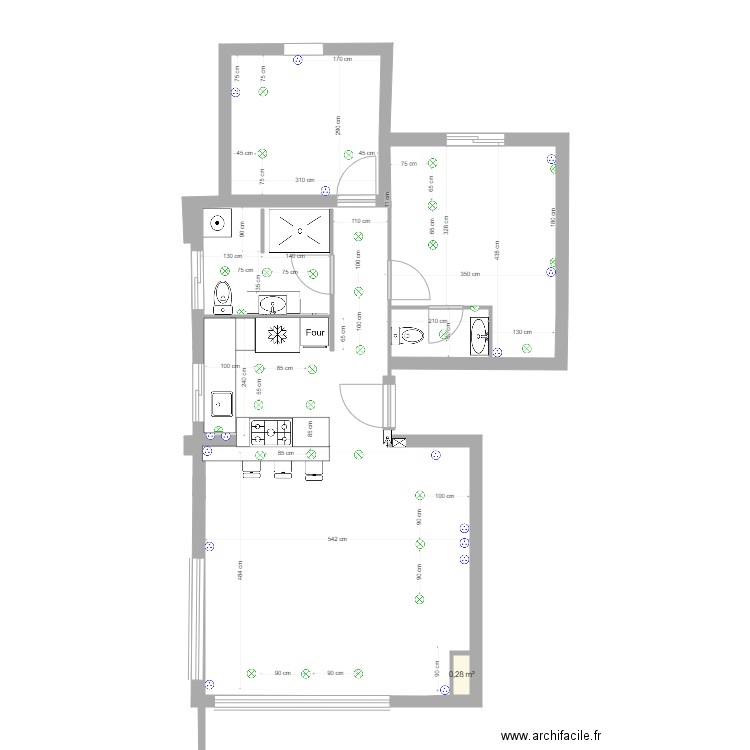 final electricité 1. Plan de 0 pièce et 0 m2