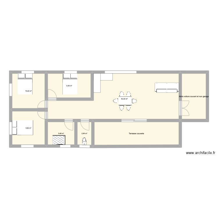 Plan 1. Plan de 0 pièce et 0 m2